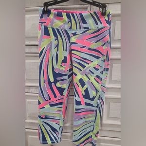 Lilly Pulitzer Luxletic Cropped Weekender Legging Sea DREAMIN